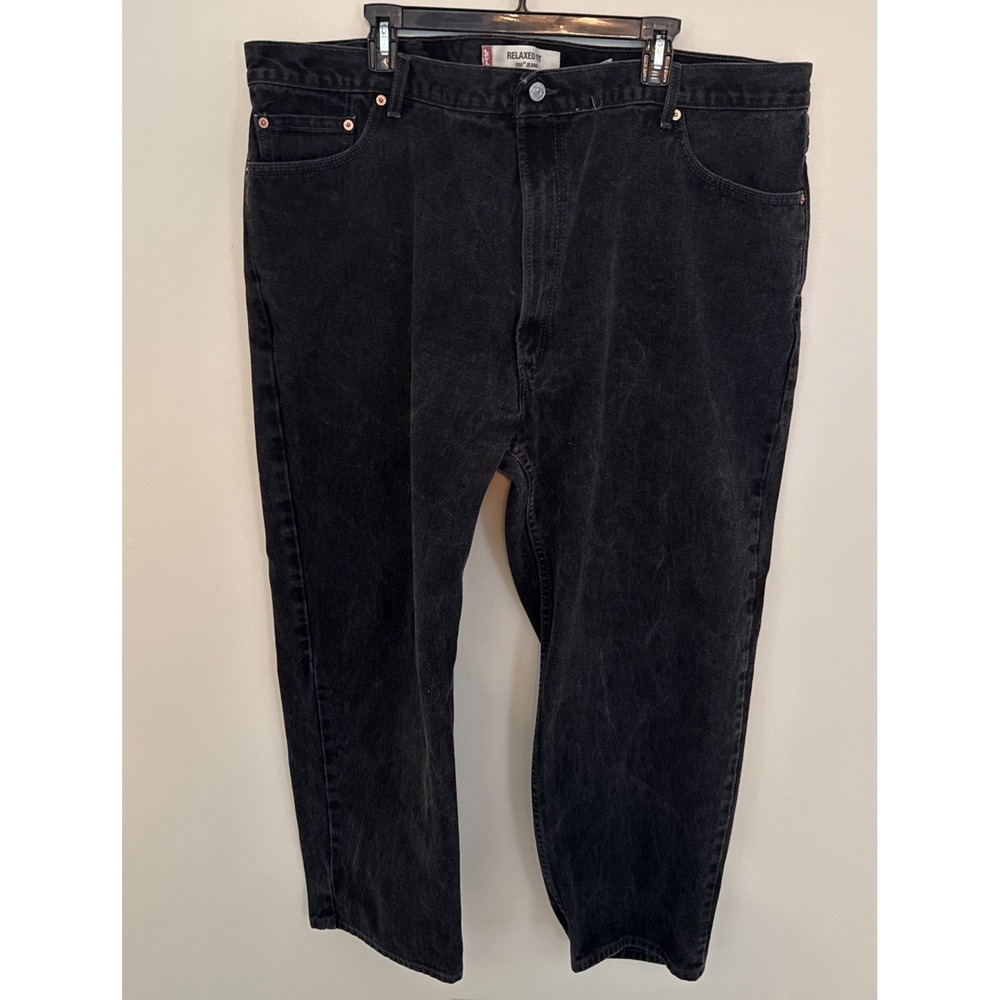 Vintage Levis 550 Jeans Mens 48x29 Black Denim Relaxed Fit Tapered USA